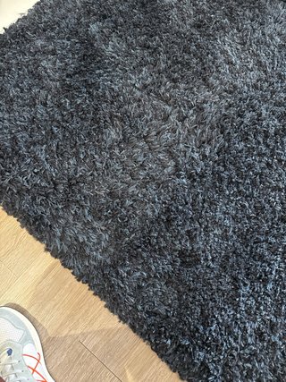 Alfombra Shaggy Azul Oscuro