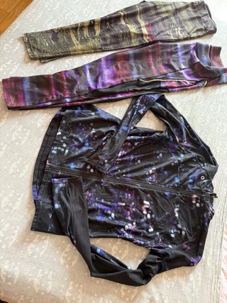 Conjunto 2 Leggings y Cazadora Oysho Talla M-L