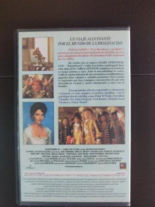 VHS Los Viajes de Gulliver Edición Videoclub