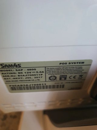 TPV Touch Android SAM4S per Ristorazione