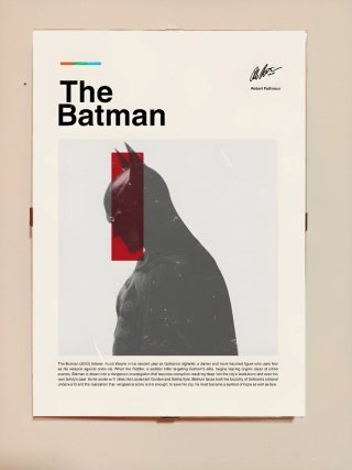 Quadro The Batman Robert Pattinson