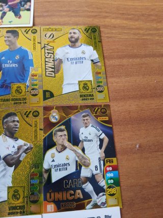Cartas de fútbol Messi y cristiano lamine zidane