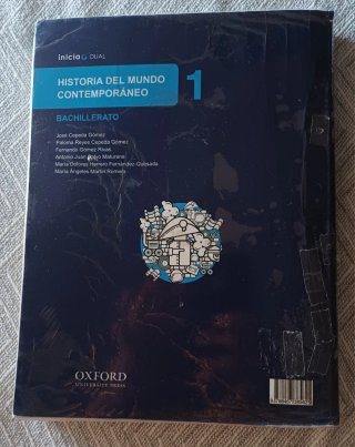 Historia del mundo contemporáneo, 1 Bachillerato