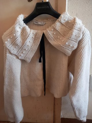 Jersey Zara Perlas Talla M