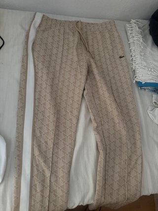 Chándal Lacoste Beige Monogram