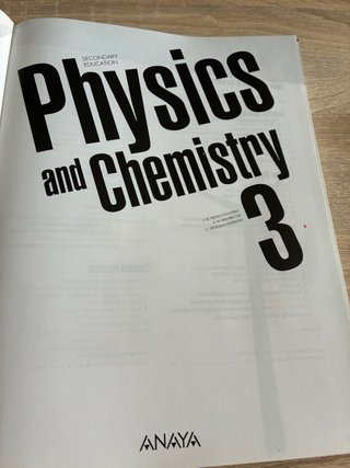 Physics and Chemistry 3. Student's Book