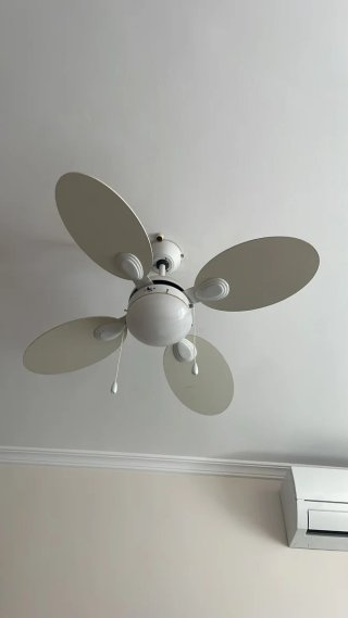 Ventilador de techo con luz