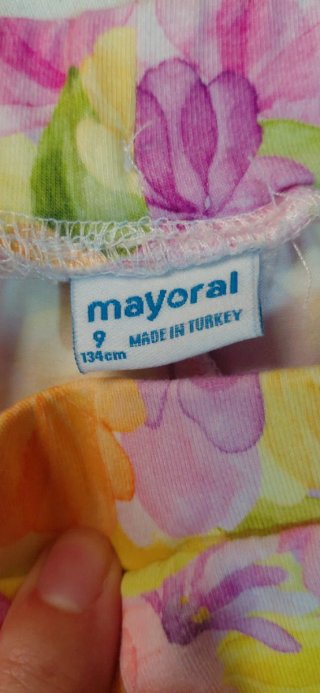 Pantalón corto floral Mayoral Talla 8