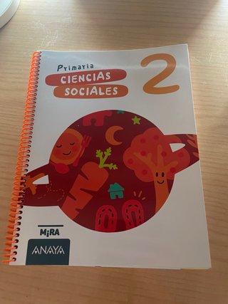 Libro segundo de primaria ciencias sociales ANAYA