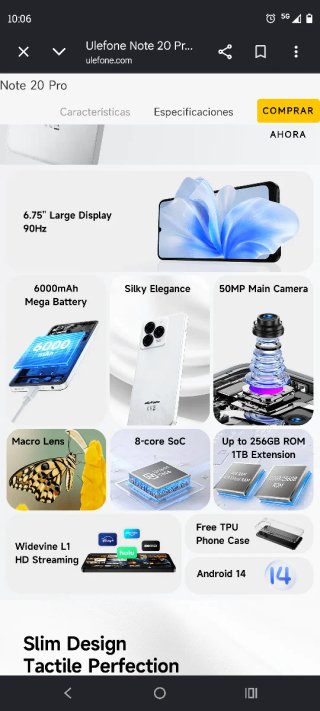 Note 20 Pro 8/256GB Precintado