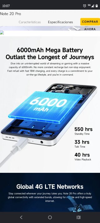 Note 20 Pro 8/256GB Precintado
