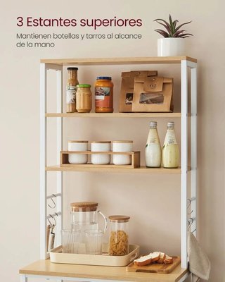 Estantería de Cocina 6 Niveles VASAGLE KKS024W09