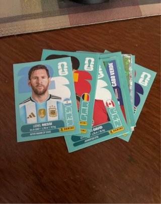 Lote cromos Mundial 2026 (para Agustín)