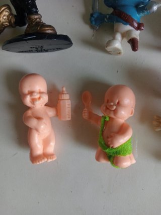 Lote de 6 figuras PVC