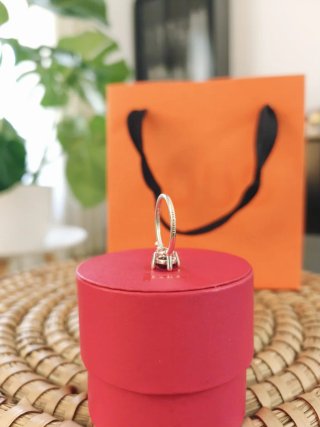 Anillo TOUS con Amatista en Plata de Ley 925