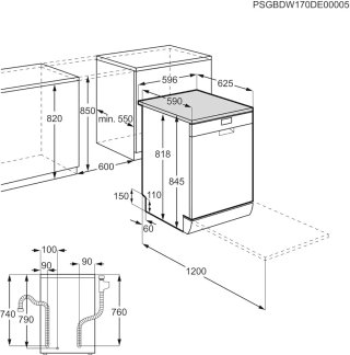 Lavavajillas AEG 60cm AirDry