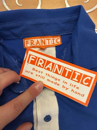 Maglietta FRANTIC a righe blu e bianche
