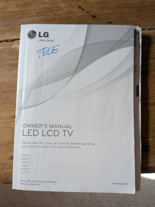 Televisor LG 32 Negro