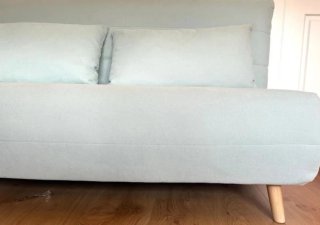 Sofá cama NIO Maisons du Monde verde agua