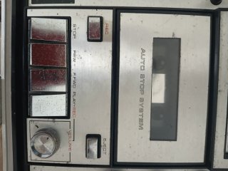 Maletín Tocadiscos Radio Cassette Sanyo