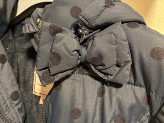 Chaqueta Freestyle azul marino lunares 11-12 años
