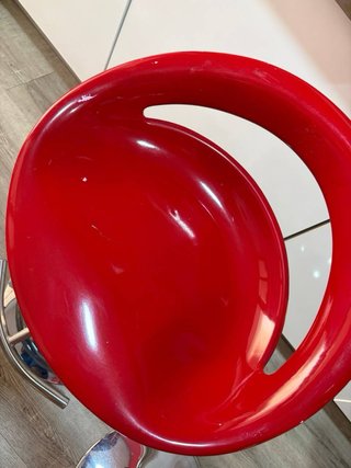 Taburetes de Cocina Rojos (2 Unidades)