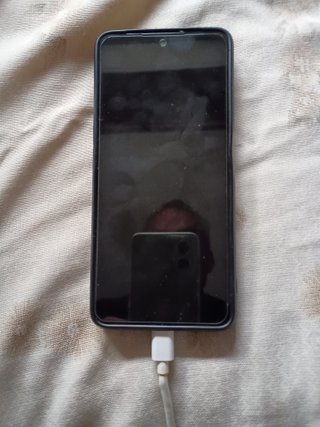 Teléfono móvil negro