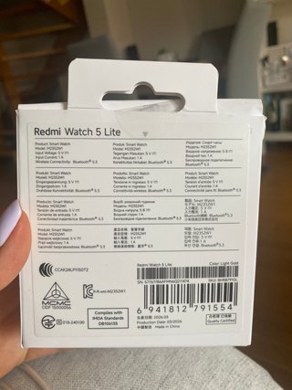 Reloj Xiaomi Redmi Watch 5 Lite Plata/Blanco