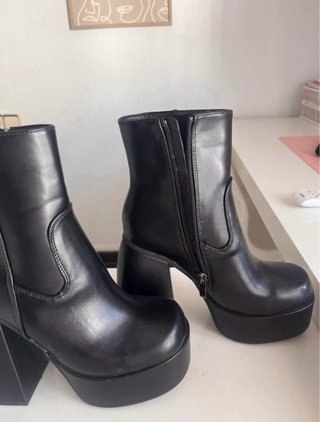 Botas plataforma negras