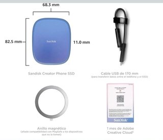 SanDisk Creator Phone SSD 1TB MagSafe