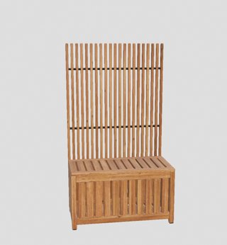 2 baúles y 2 separadores de ambiente de madera