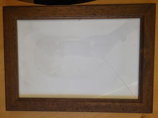 Cornici in legno marrone e oro