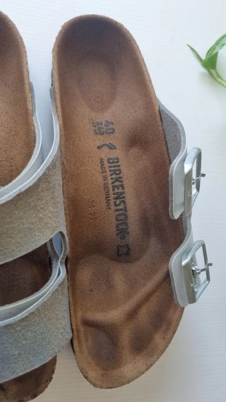Sandalias Birkenstock Plata Talla 40