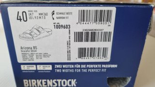 Sandalias Birkenstock Plata Talla 40