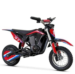 Moto de Montaña Eléctrica con Casco y Protección