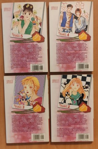 Lote manga No me lo digas con Flores 1-4 1a ed