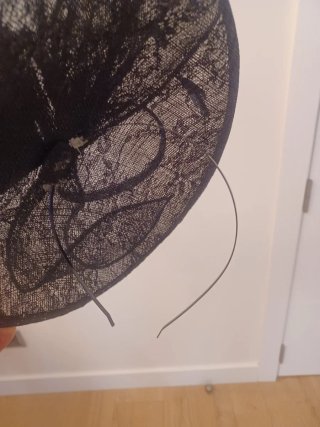 Tocado ceremonia negro El Corte Inglés