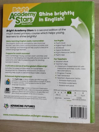Bright Academy Stars 4 Pupil's Book:libro de te...