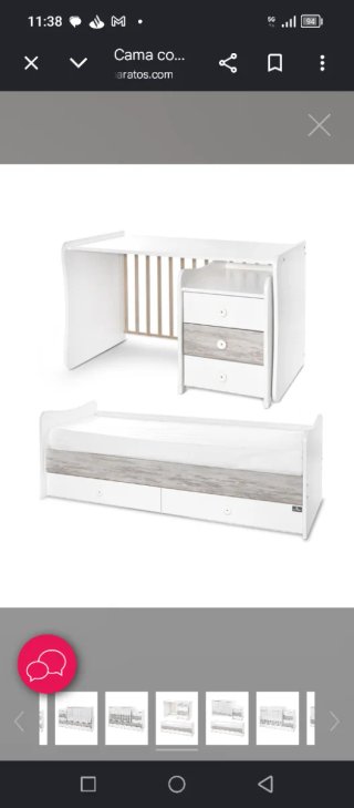 Cuna convertible MAXI PLUS LORELLI
