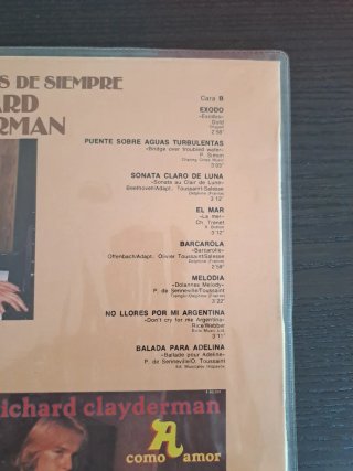 Vinilo Richard Clayderman 16 Grandes Temas