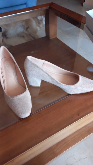 Tacones beige MARYPAZ
