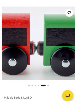 Tren de madera LILLABO IKEA
