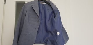 Giacca azzurra cotone 100% Y2K taglia XS