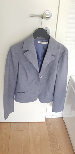 Giacca azzurra cotone 100% Y2K taglia XS