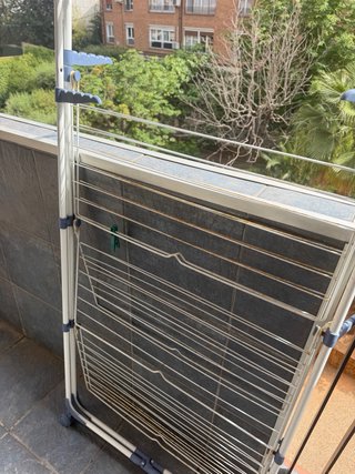 Tendedero plegable muy amplio