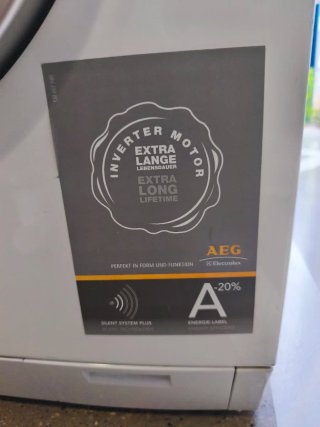 Lavadora AEG 8Kg