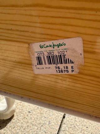 Mesa camarera auxiliar metal y madera