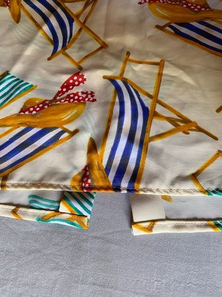 Blusa Verano Estampado Playa Talla M Como Nueva