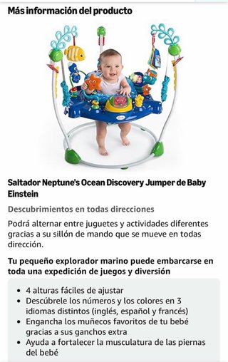 Saltador para bebé