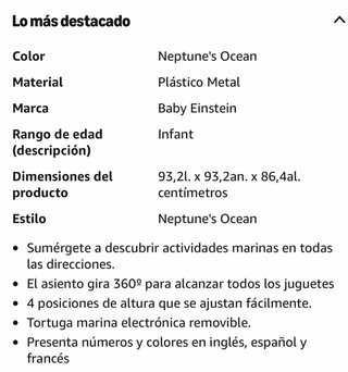 Saltador para bebé